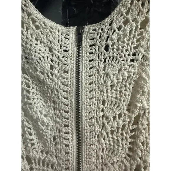 Flook Alora for Free People crochet mini dress with beaded detail - Picture 5 of 8